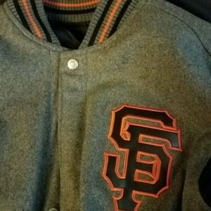 SF Giants REVERSIBLE Varsity Jacket